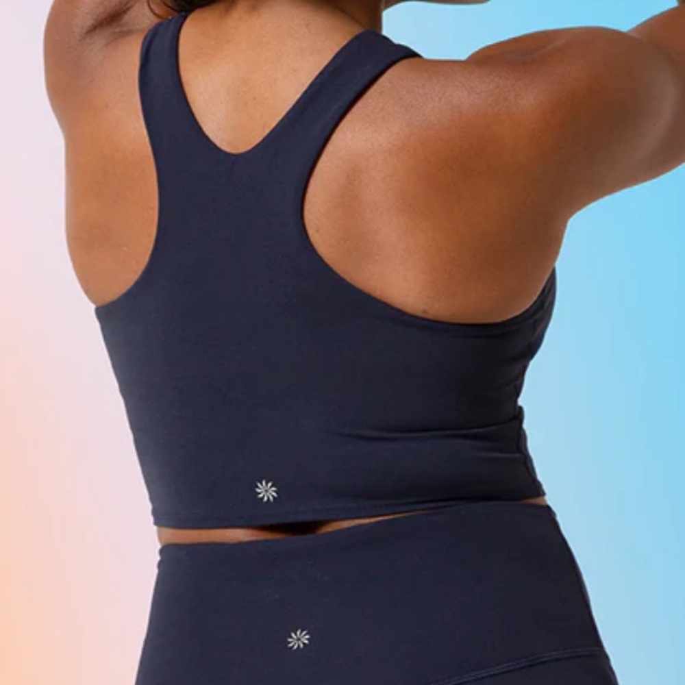 Athleta Conscious Crop A-C Navy Blue